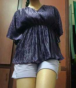 Purple Kaftan Style Dress