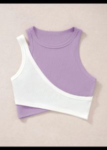 Two-Tone Crop Tank