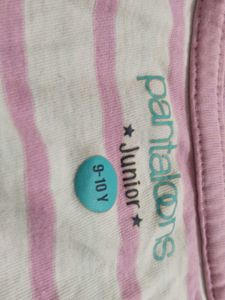 Pantaloops Top, Pink Stripes