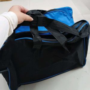 Blue &amp; Black Sports Duffle Bag