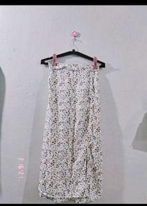 Floral Print Skirt