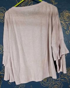 Peach Color Top From Miss Zara