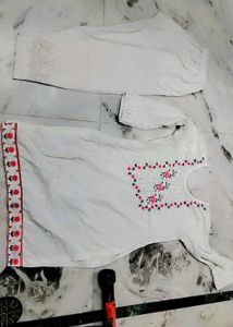 Elegant White Kurta Set