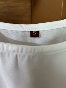 Embroidered White Top