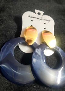 Statement Hoop Earrings, never used..