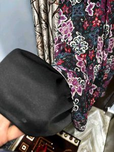 Floral Print Midi Dress Kurta