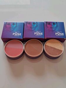 MyGlamm Pose Trio: Blush, Highlighter, Bronzer