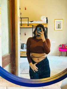 Tie Waist Crop Top