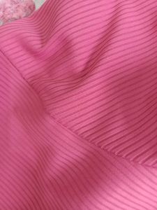Ribbed Crop Top - Raspberry