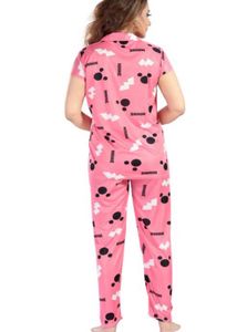 Cute Pink Minnie Pajama Set