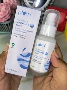 Plum Rice Water & Niacinamide Serum