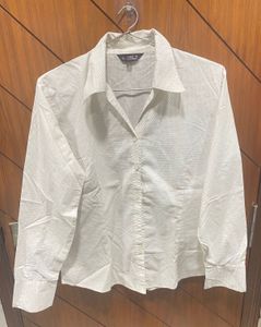 White Patterned Shirt