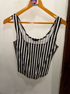 Striped Corset Top