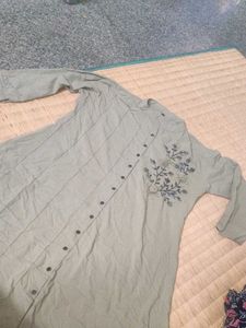 Embroidered Kurta Dress