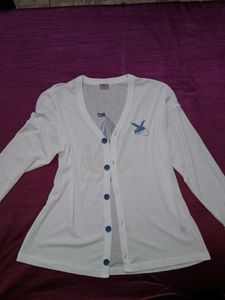 White Cardigan