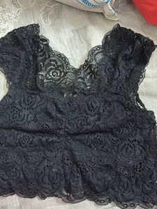 Black Lace Bralette + free gift