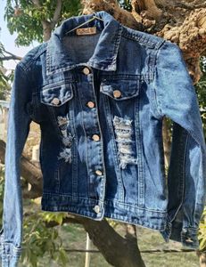 Distressed Denim Jacket