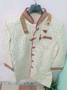 Serwani With Khanger And Mala Only One Time Wear