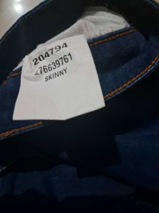 Dark Blue Denim Jeans