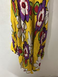 Yellow Sleeveless Frock
