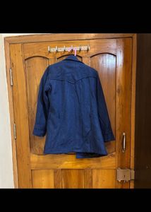 Blue Casual Women's Blazer