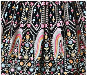Embroidered black Lehenga