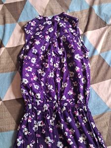 Purple Floral Jumpsuit