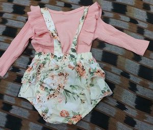 Imported Suspender Set For Baby Girl