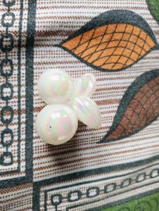 Blue &amp; Pink Circle Hair Clip