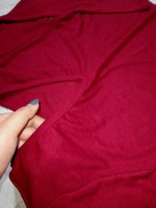 Burgundy Knit Lounge Set