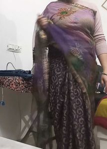 Saree With Blouse In Good Condition
