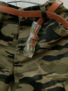 Camouflage Print Boys Capri