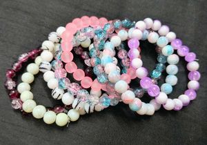 FREE SHIPPING..ANY 4...Colorful Beaded Bracelet