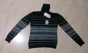 🆕🖤 BRAND NEW Striped Turtleneck Sweater🖤🆕