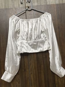 White Crop Top
