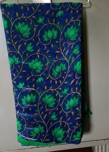 Blue Dailywear Saree