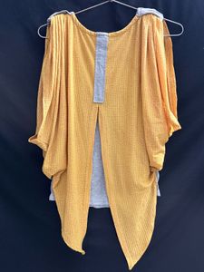 Stylish Mustard Layered Top