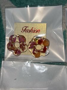 Set of 4 Resin Earrings