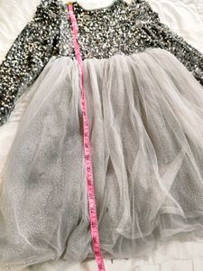 Sparkly Silver Party Dress