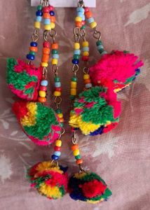 Pompom Earrings
