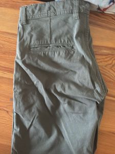 Olive Green Chinos - Casual Comfort