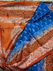 Ethnic modal silk Saree with blouse