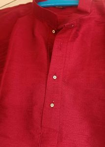 Maroon Kurta