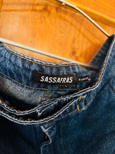 Sassafras Relaxed Fit High Rise Jeans