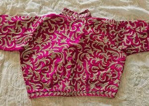 Embroidered Silk Blouse