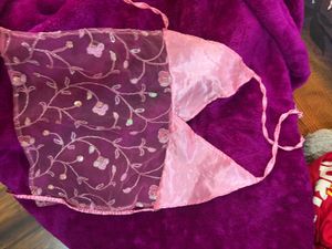 Pink Embroidered y2k top