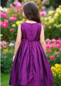 Adorable Purple Kids Party Dress