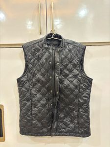 Stylish Black Quilted Vest