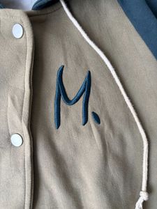 Hooded Bomber Jacket - Unique Color Block