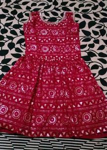 Sharara Frock With Dupatta sets.